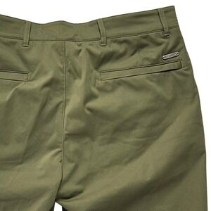 Twillory‎ Performance Shorts Tailored Fit Mens 34 Olive Green Technical Fabric